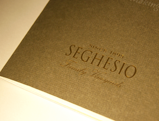 Brochure Copywriting and design for Seghesio Family Vineyards