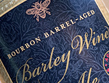 Barley Wine Ale branding and packaging design, North Coast Brewing Co.; pattern development, Adrienne Simpson; illustration, Marsha Mello